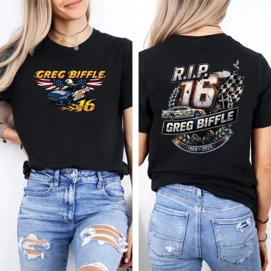 Discover 16 Greg Biffle Shirt, 1969-2025 Thanks You For The Memories TShirt