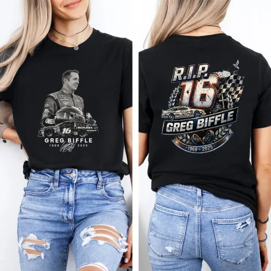 Discover 16 Greg Biffle Shirt, 1969-2025 Thanks You For The Memories TShirt