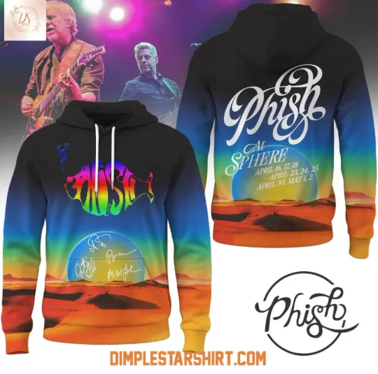 Discover Phish At Sphere Tour 2026 3D Hoodie