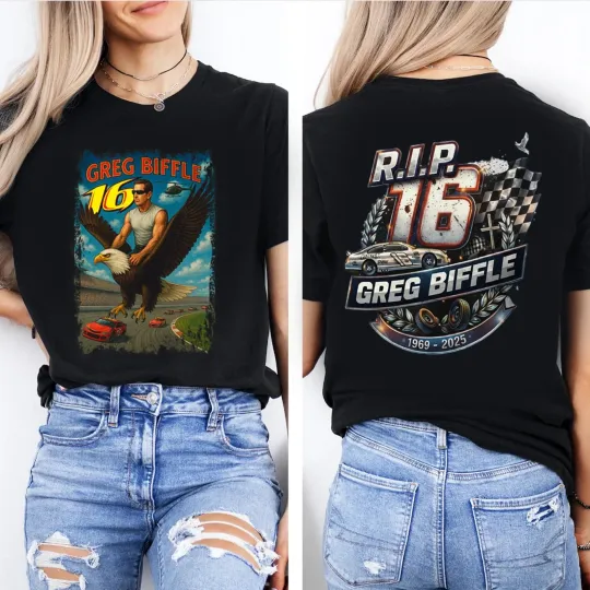 Discover 16 Greg Biffle FREEDOM 500 Eagle Shirt, Greg Biffle NASCAR T-Shirt