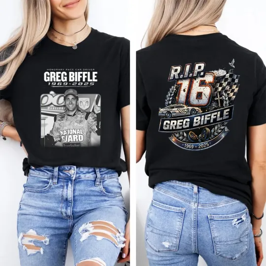 Discover 16 Greg Biffle Shirt, 1969-2025 Thanks You For The Memories TShirt