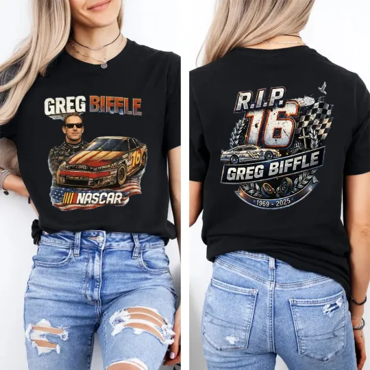 Discover 16 Greg Biffle Shirt, 1969-2025 Thanks You For The Memories TShirt