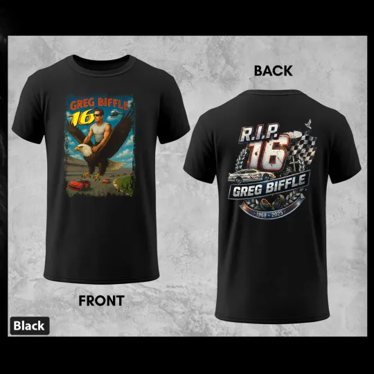 Discover Greg Biffle Freedom 500 Eagle T-shirt S-5XL