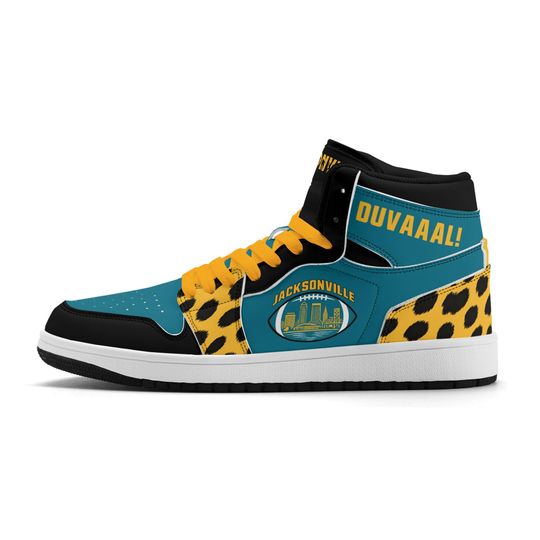 Discover Jacksonville Football Team Sneakers for Men & Women Team Themed Basketball Shoes Custom Sports Shoes JAX Gifts
