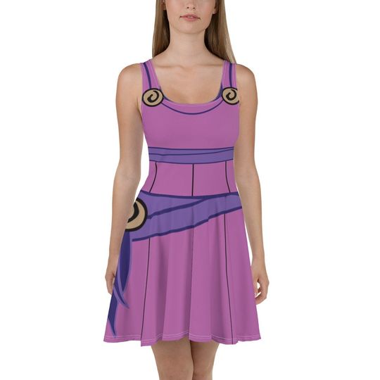 Discover Megara Women's Running Costume Skater Dress