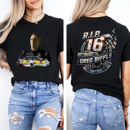 Discover 16 Greg Biffle Shirt, 1969-2025 Thanks You For The Memories TShirt