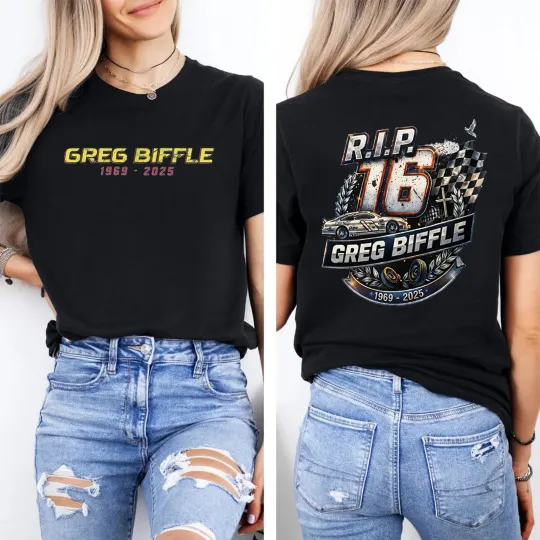 Discover 16 Greg Biffle Shirt, 1969-2025 Thanks You For The Memories TShirt