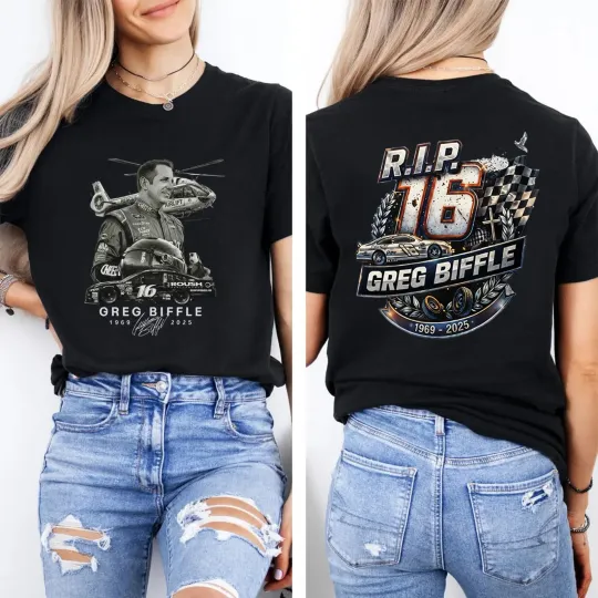 Discover 16 Greg Biffle Shirt, 1969-2025 Thanks You For The Memories TShirt