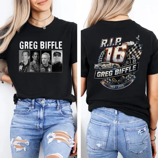 Discover 16 Greg Biffle Shirt, 1969-2025 Thanks You For The Memories TShirt