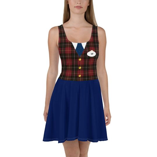 Discover Guest Relations Cast Member Name Tag Skater Dress