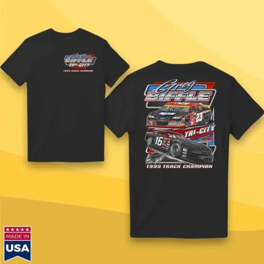 Discover Greg Biffle 2025 Arca Past & Present SPS Double Sided T-Shirt
