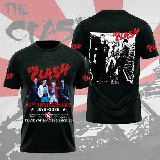 Discover The Clash 2026 3D Tour 2026 Full Size 3D T-Shirt Gift For Fan