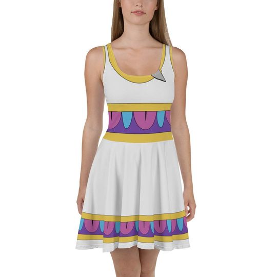 Discover Enchanted Tea Cup Running Costume Skater Dress
