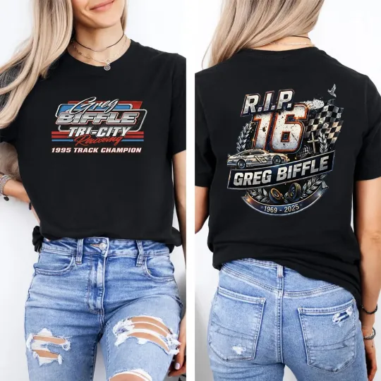 Discover R.I.P 16 Greg Biffle Shirt, 1969-2025 Thanks You For The Memories TShirt,