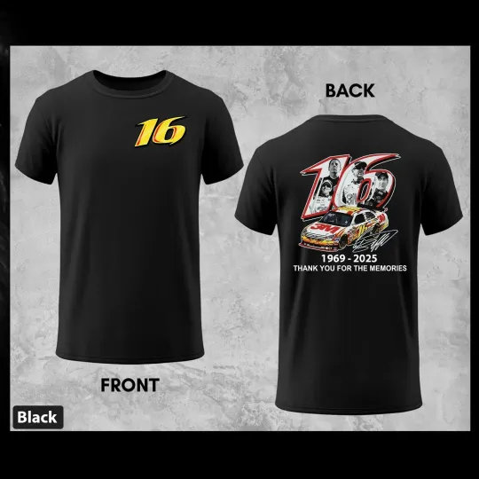 Discover Greg Biffle Thank You 1969–2025 T-shirt S-5XL