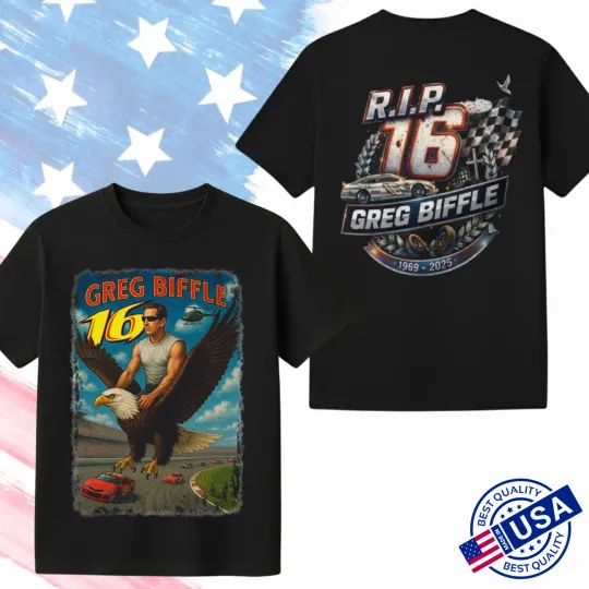 Discover Greg Biffle Freedom Tribute T-Shirt Reprint Full Size S-5XL Unisex