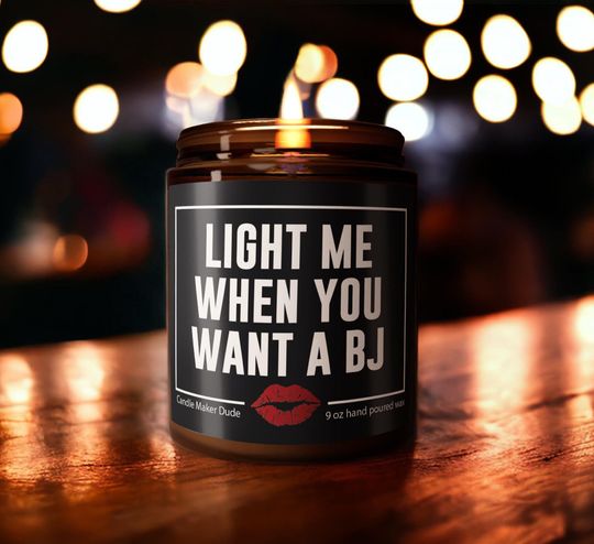 Discover Funny Couples Scented Candle - Valentine’s Day Gift for Him