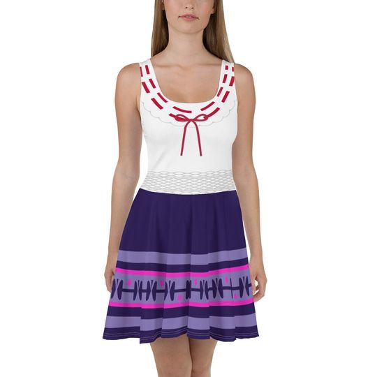 Discover The Super Strength Sister of the Magically Gifted Family Running Costume Skater Dress