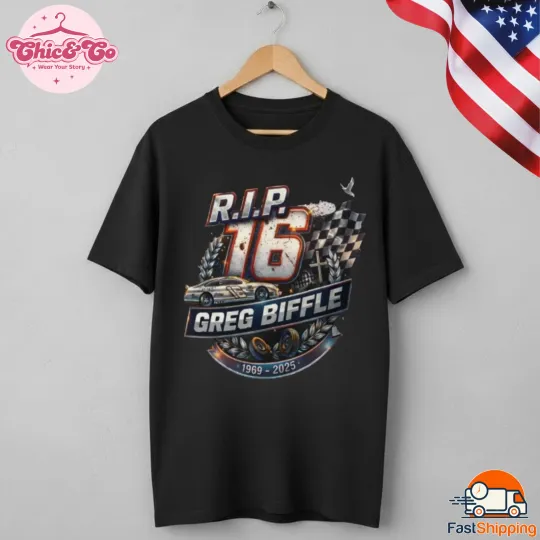 Discover Greg Biffle 16 Freedom Racing T-Shirt Reprint S-5XL Gift For Fans