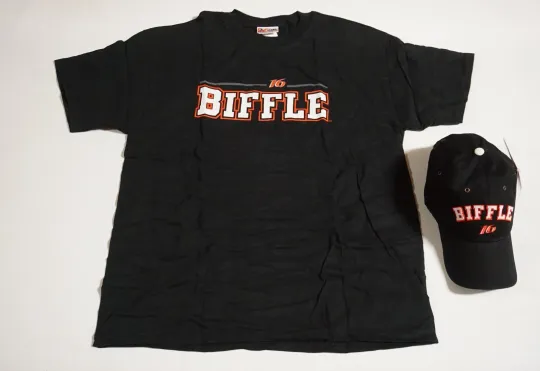 Discover Greg Biffle #16 NASCAR Racing Hat & T-shirt by Chase Authentics! Size (L) Large