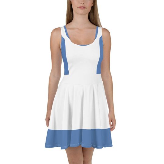 Alice in Wonderland Running Costume Skater Dress