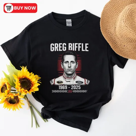 Discover R.I.P 16 Greg Biffle Shirt, Greg Biffle 1969-2025 TShirt, S-5XL