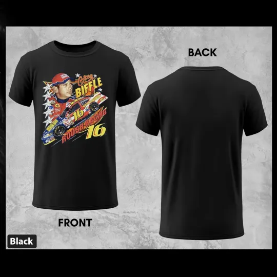Discover 16 Greg Biffle Memorial Tribute Shirt – Honoring a Racing Legend Men Black Shirt