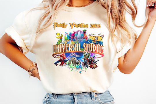 Universal Studios Family Vacation 2026, Universal Studios Trip Shirt, 2026 Vacation Shirt to Universal Studios, Universal Studios Shirt