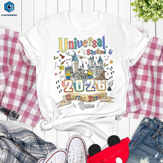 Vintage Universal Studios Shirt, Universal Studios Spring Break 2026 Shirt, Disneytrip Shirt, Family Vacation Matching Outfit
