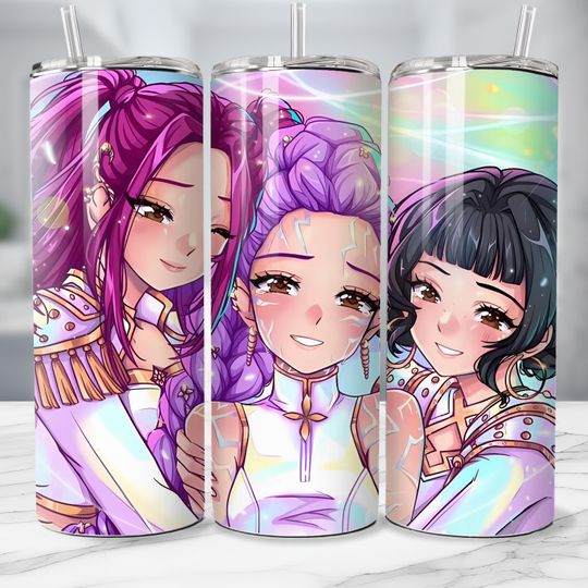 Discover Kpop Chibi Demon Hunters Tumbler