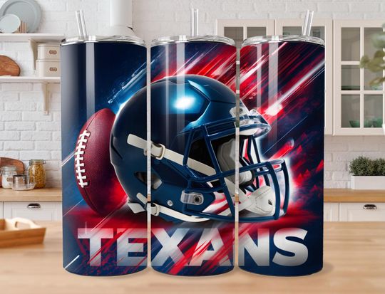 Discover Houston 20oz Skinny Tumbler Wrap PNG, Sport 20oz Tumbler PNG, Mascot Sublimation Tumbler PNG Digital Download