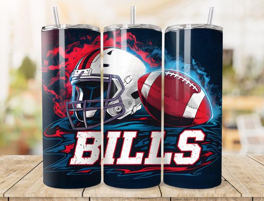 Discover Buffalo 20oz Skinny Tumbler Wrap PNG, Sport 20oz Tumbler PNG, Mascot Sublimation Tumbler PNG Digital Download, Football Tumbler