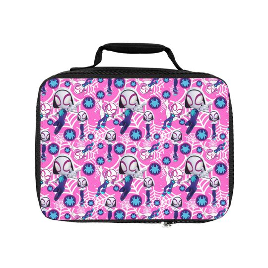 Ghost Spidey Pink Lunch Bag