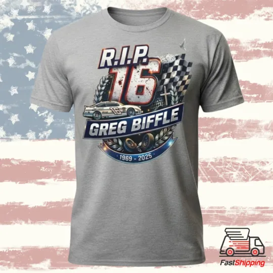 Discover Greg Biffle RIP 16 Memorial Racing Tribute T-shirt S-5XL