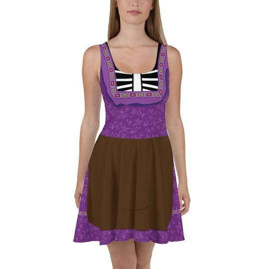 Discover Mama Land of the Dead with Apron Running Costume Skater Dress