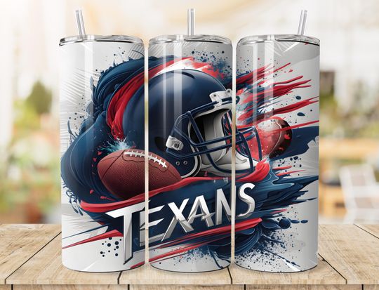 Discover Houston 20oz Skinny Tumbler Wrap PNG, Sport 20oz Tumbler PNG, Mascot Sublimation Tumbler PNG Digital Download