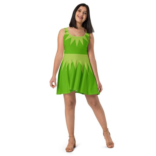 Discover A Banjo Playing Frog Running Costume Skater Dress