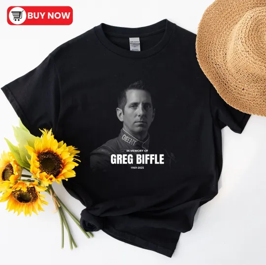 Discover R.I.P 16 Greg Biffle Shirt, In Memories Of Greg Biffle 1969-2025 TShirt, S-5XL