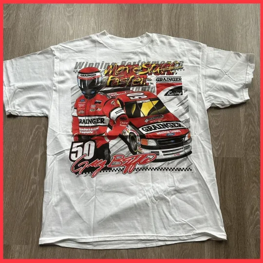 Discover Trending! Greg Biffle NASCAR Big Graphic Reprint T-shirt S-5XL