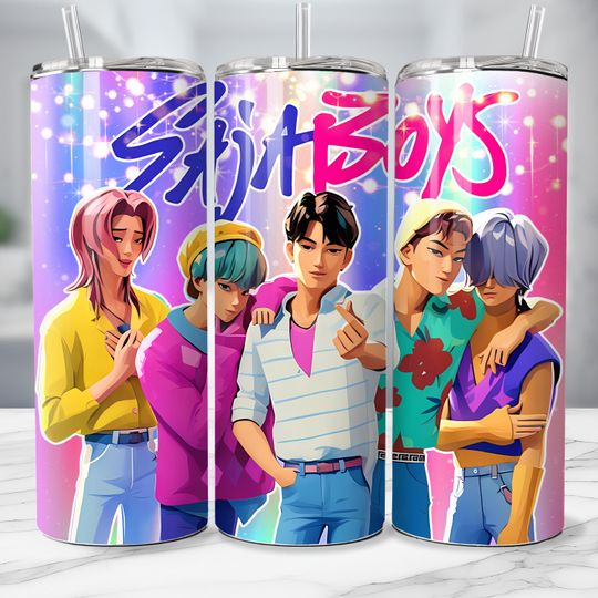 Discover Kpop Chibi Demon Hunters Tumbler Wrap Png Svg, 20oz Tumbler Sublimation Design, Skinny Tumbler, Anime Tumbler Design, (Digital Download)