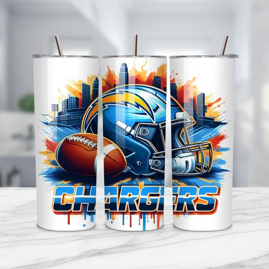 Discover Football Tumbler Wraps PNG, Charger 20oz Skinny Tumbler PNG, Mascot Sublimation Tumbler Digital Download, American Leagues, Football Lovers