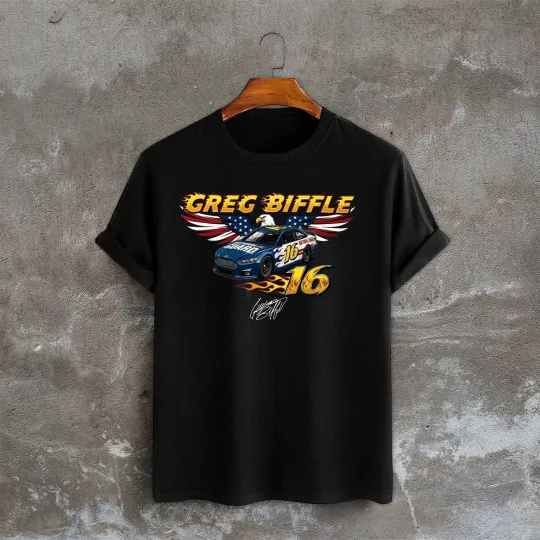 Discover Greg Biffle The Biff 1969-2025 Signature Tshirt