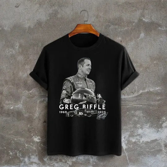 Discover Greg Biffle Unisex TShirt,Greg Biffle 1969-2025 Thanks You For The Memories Tee