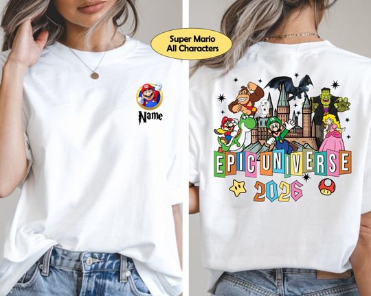 Discover Personalized Epic Universe 2026 Shirt, Family Universe Park Trip Tee, Epic Universe Orlando Park Shirt, Epic Universe 2026 Family Trip Tee