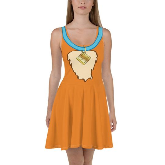 Discover A Dog Named Lady Running Costume Skater Dress