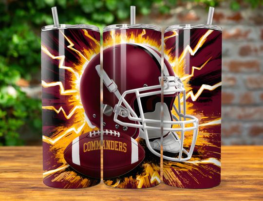 Discover Washington 20oz Skinny Tumbler Wrap PNG, Sport 20oz Tumbler PNG, Mascot Sublimation Tumbler PNG Digital Download, Football Tumbler