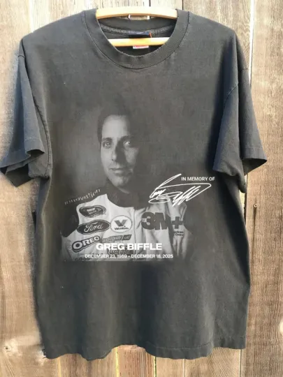 Discover Thank You Greg Biffle #16 1969-2025 Racing Vintage Tshirt  AN65274