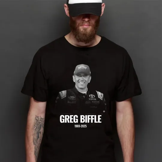 Discover Nascar Greg Biffle T-shirt, 1969-2025 Greg Biffle Memorial T-shirt