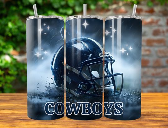 Discover Cowboy 20oz Skinny Tumbler Wrap PNG, Sport 20oz Tumbler PNG, Mascot Sublimation Tumbler PNG Digital Download