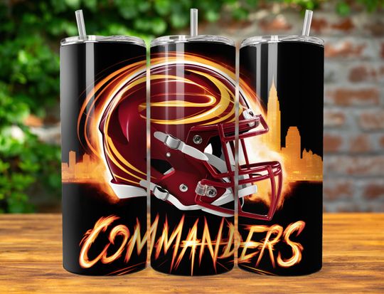 Discover Washington 20oz Skinny Tumbler Wrap PNG, Sport 20oz Tumbler PNG, Mascot Sublimation Tumbler PNG Digital Download, Football Tumbler